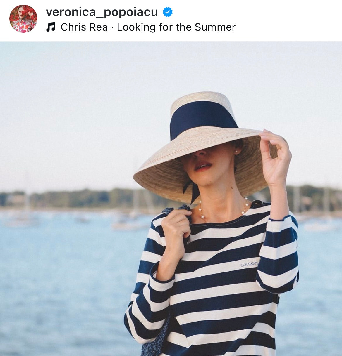 Wildflower Sun Hat - Cornflower Blue Paracord Lanyard with Wood & Jade Toggle Beads