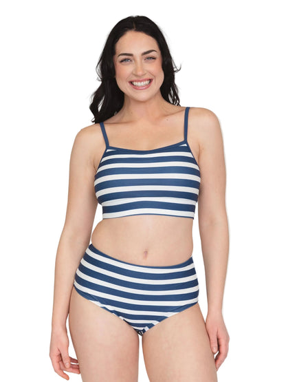 Navy Stripe Bralette