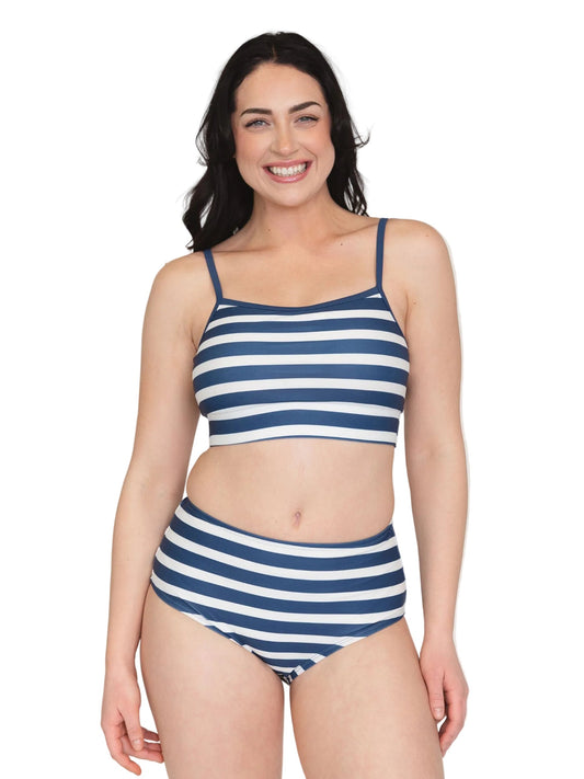 Navy Stripe Bralette