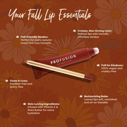 Calabaza Especiada | Dúo de delineador y bálsamo labial Cashmere Lips