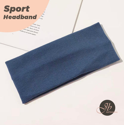 JBextension Women's Simple Plain Soft Comfortable Breathable Hair Band, Fashion Versatile Sporty Elastic Hair Band for Gym Workout Running