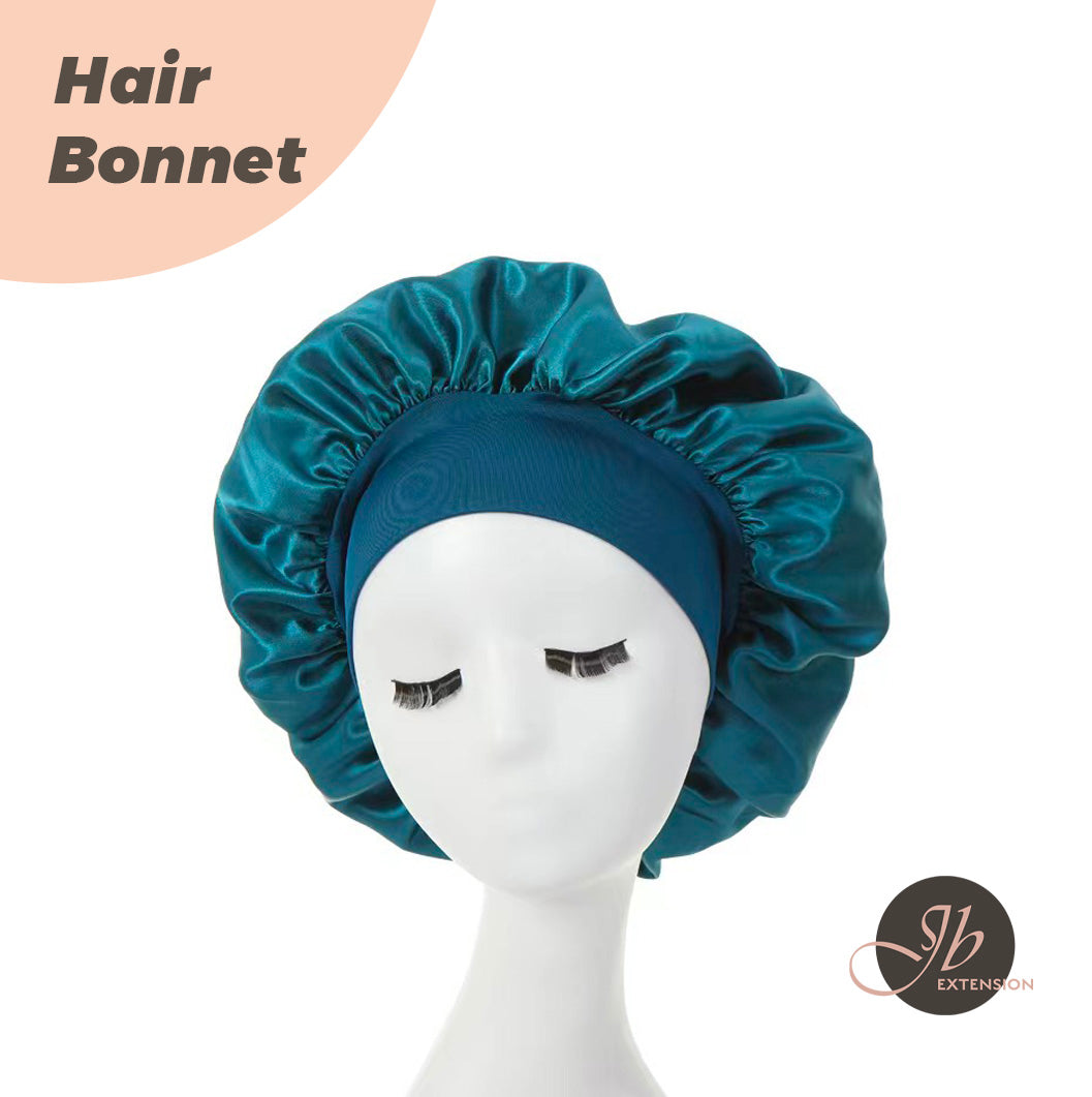 JBextension Silk Bonnet for Sleeping, Satin Hair Bonnets, Soft Elastic Band Silk Sleep Cap, Silk Hair Wrap for Curly Hair