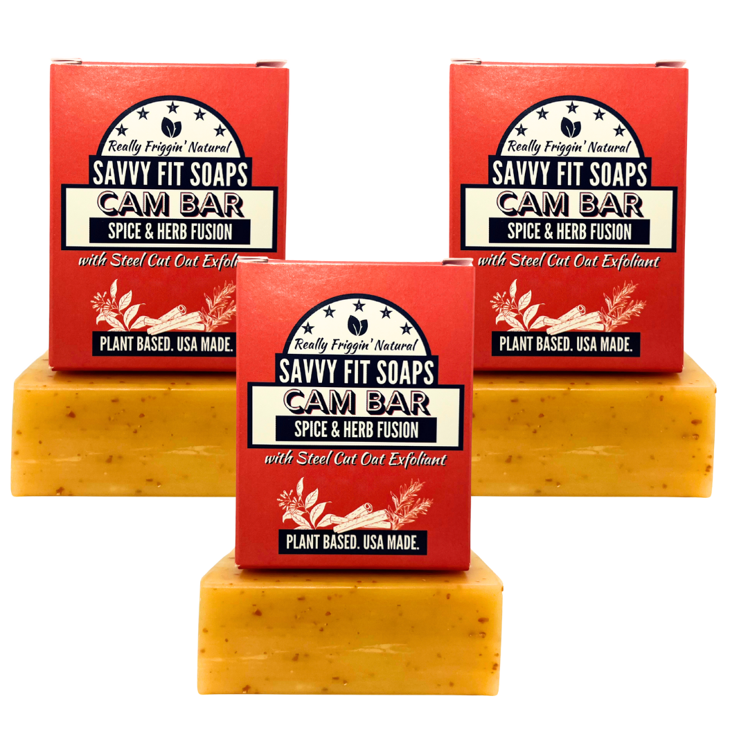 CAM BAR TRIO - Cinnamon, Rosemary, Clove, Turmeric