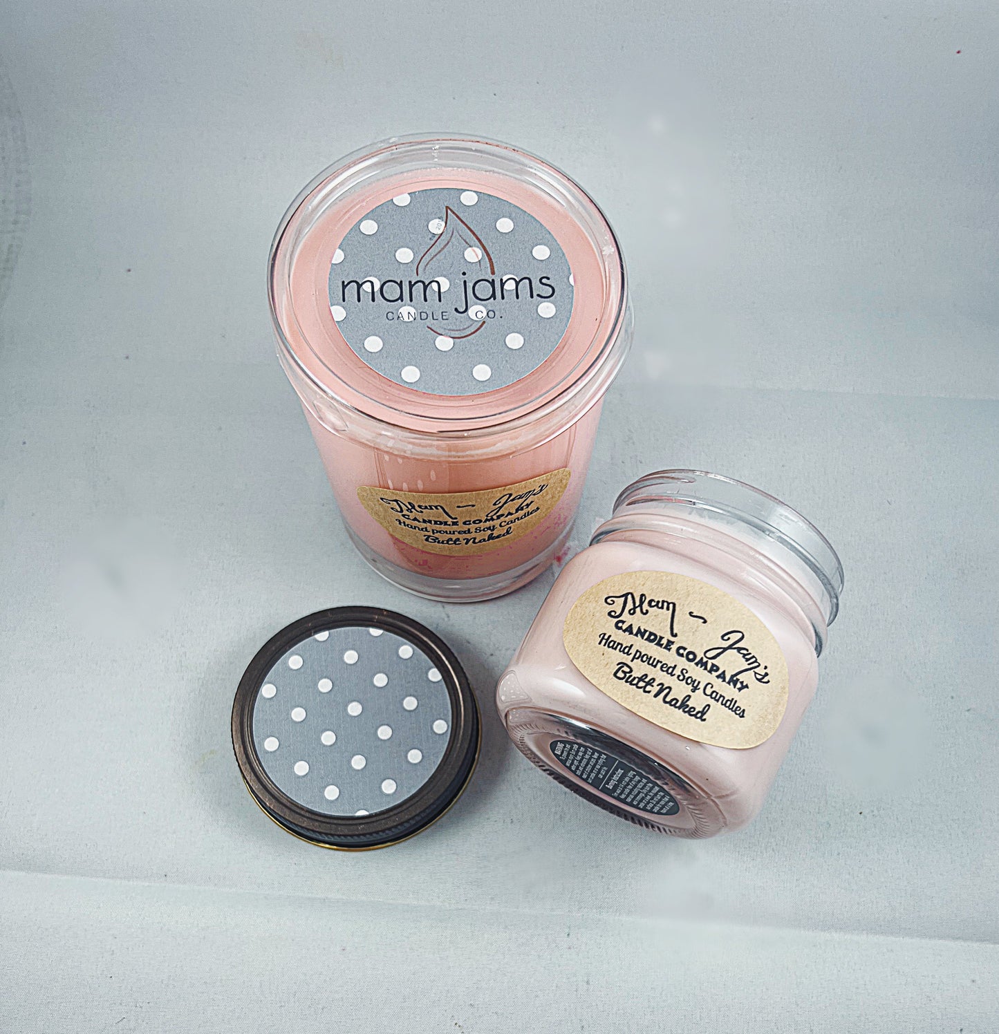 Butt Naked Soy Candle – Tropical & Fruity Scent | Mam Jam’s