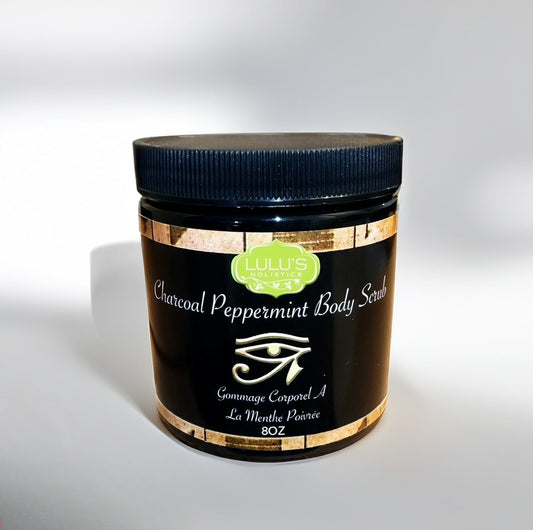 Charcoal Peppermint Body Scrub