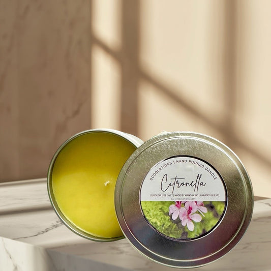 Doodlations Boutique Candle | Citronella