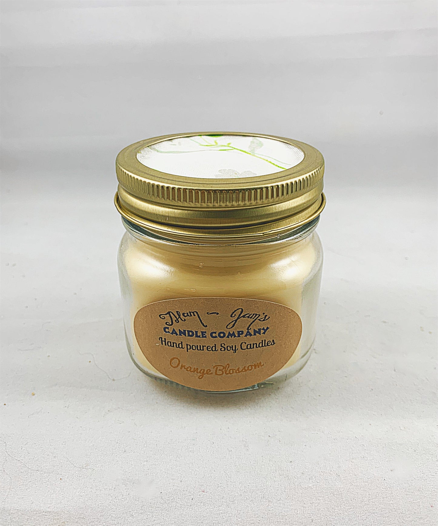 Orange Blossom Soy Candle – Fresh & Floral Scent | Mam Jam’s