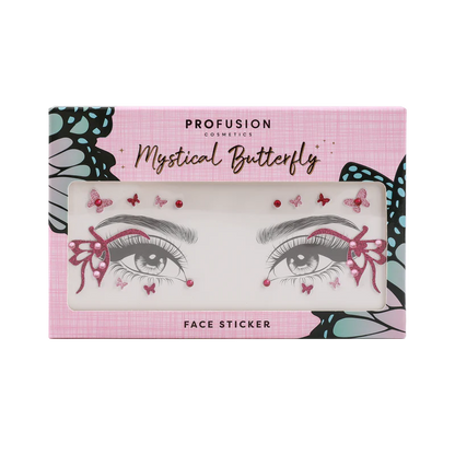 Empowered Butterfly | Mystical Butterfly Face Stickers