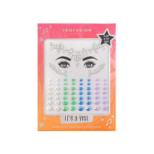 It's a Vibe | Glow-in-the-Dark Face & Body Gems