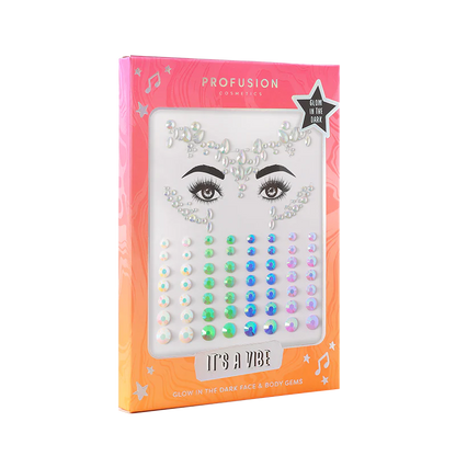 It's a Vibe | Glow-in-the-Dark Face & Body Gems