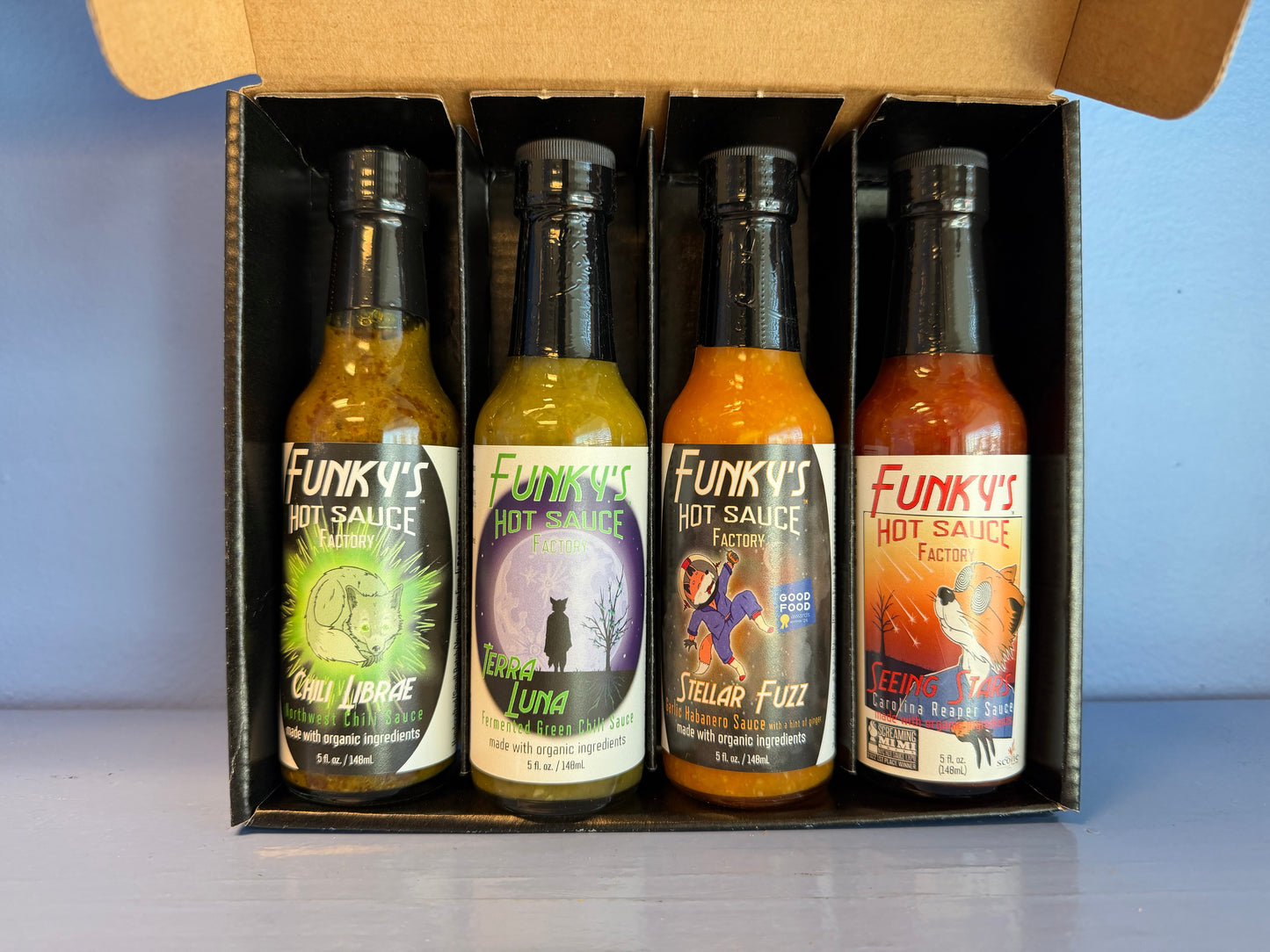 Paquete de 4 ganadores del premio Funky