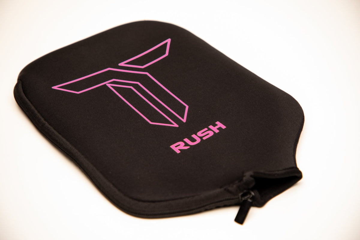 RUSH 13 (PINK)  Includes custom weight card, paddle cover, paddle eraser, and lead weights.