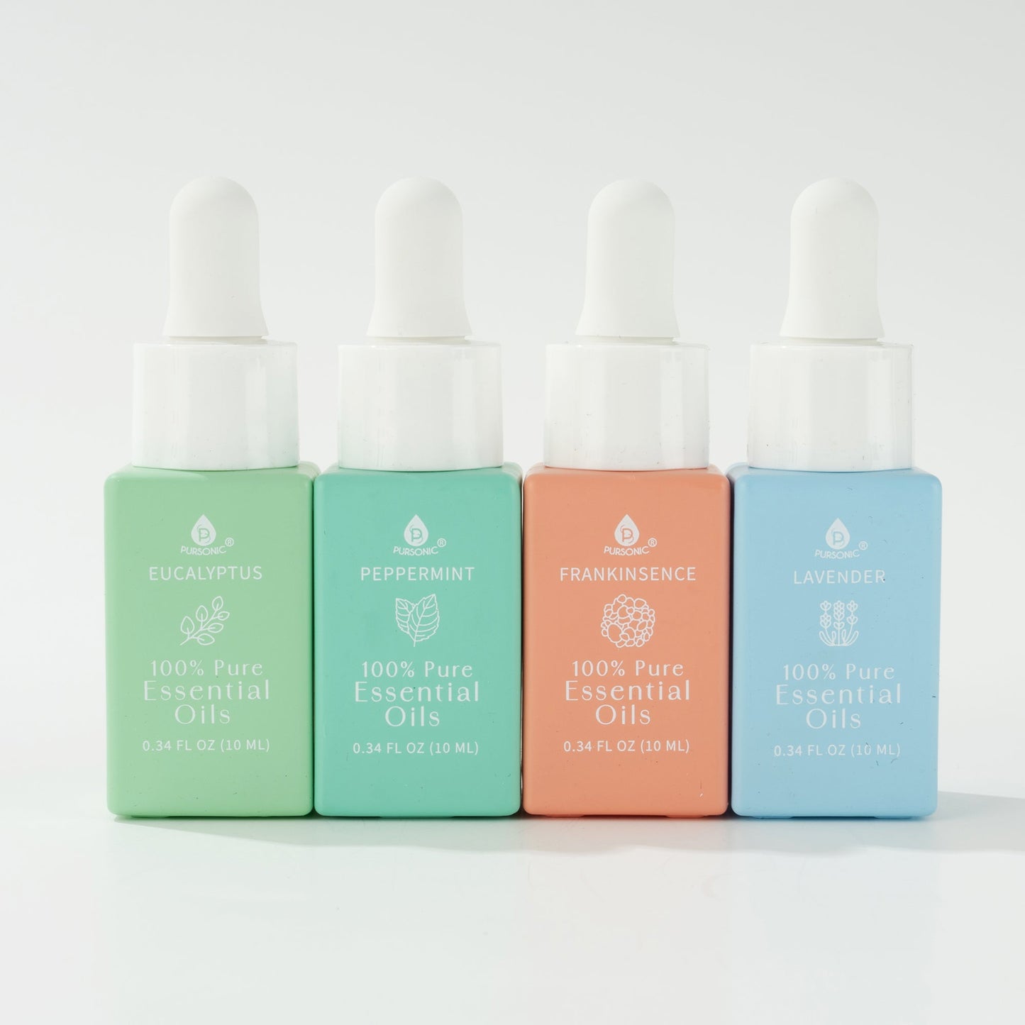 100% Pure Natural Essence Essential Oils – Nature’s Healing Power with Eucalyptus, Frankincense, Lavender, and Peppermint