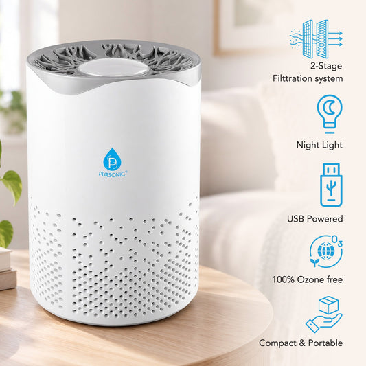 Purificateur d'air True HEPA alimenté par USB