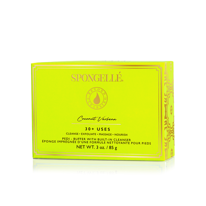 Coconut Verbena Wild Flower, Pedi Buffer, and Body Wash Refill Set
