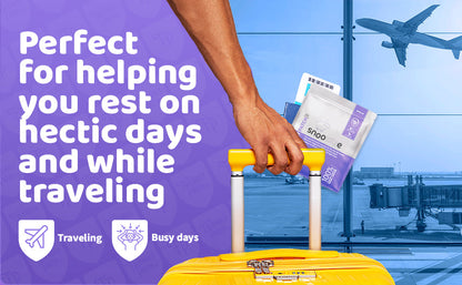 Snooze Melatonin Sleep Patches  - Travel 8 Pack