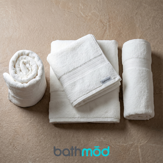 Toallas de baño orgánicas de lujo (paquete de cuatro)