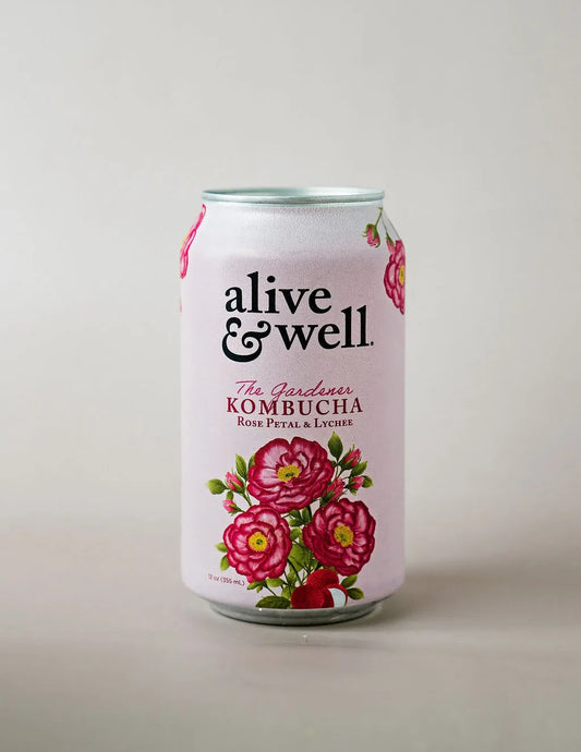 Kombucha Rose et Litchi