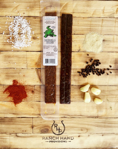 Cecina de caimán (estilo cajún)