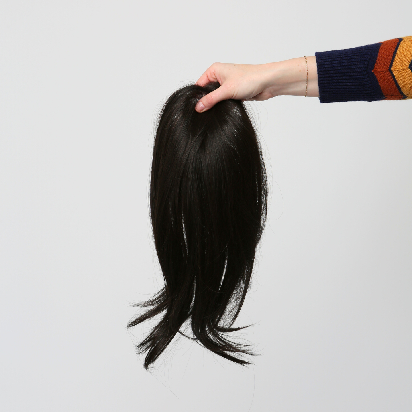 Clio 16 M French | Remy Human Hair Topper (Hand-Tied)