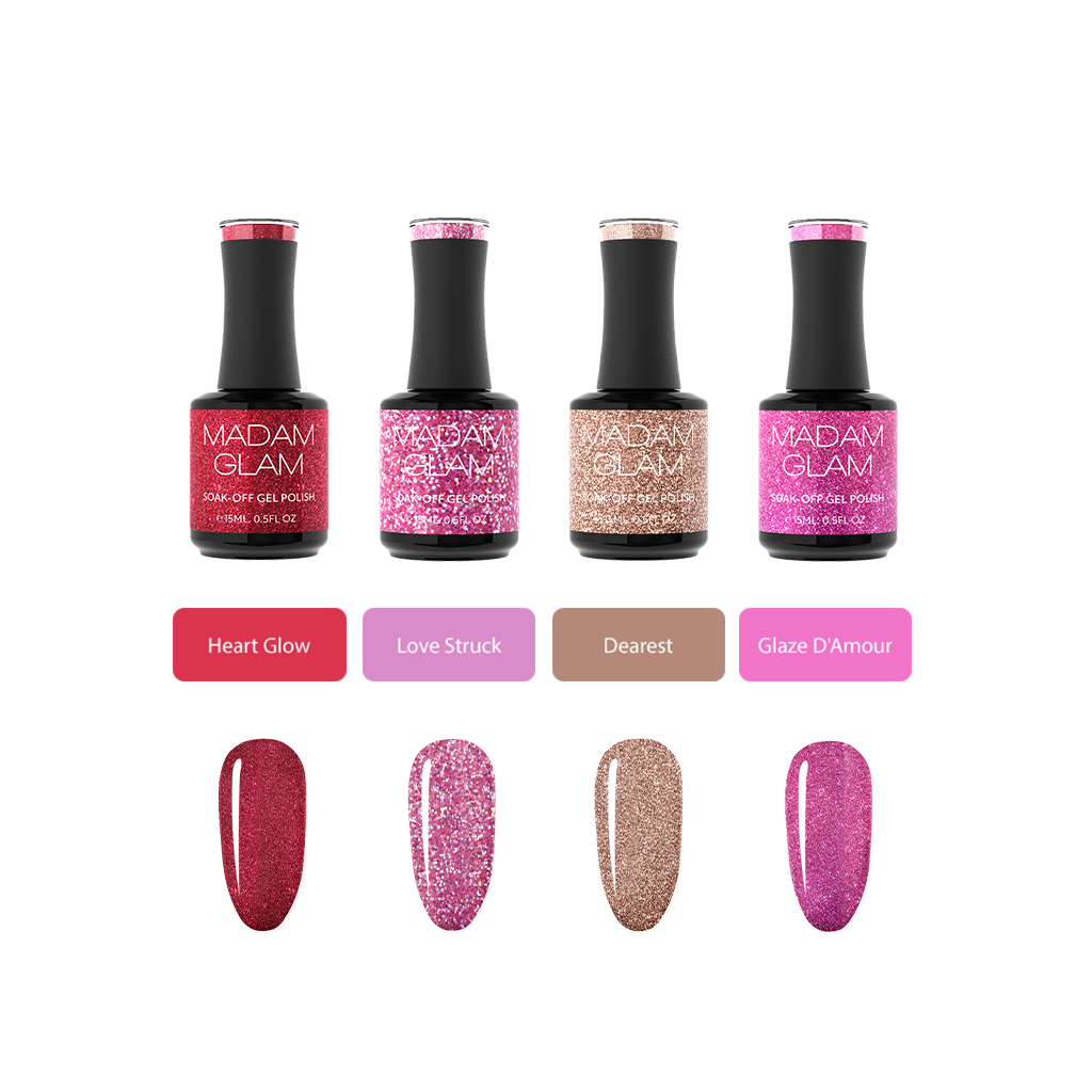 Amour Tints - 4 Glittery Bundle