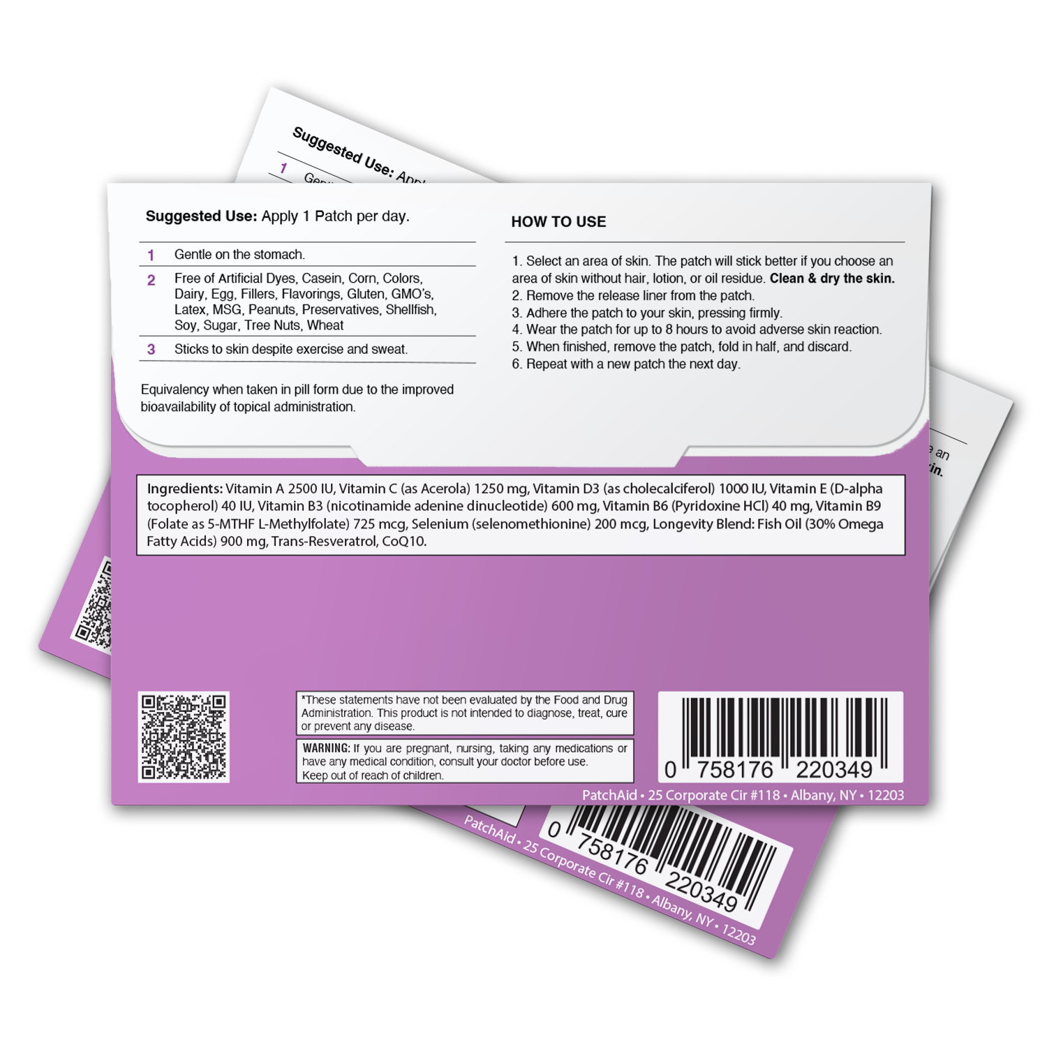 Gastric Bypass Surgery Premium Health Vitamin Patch Pack