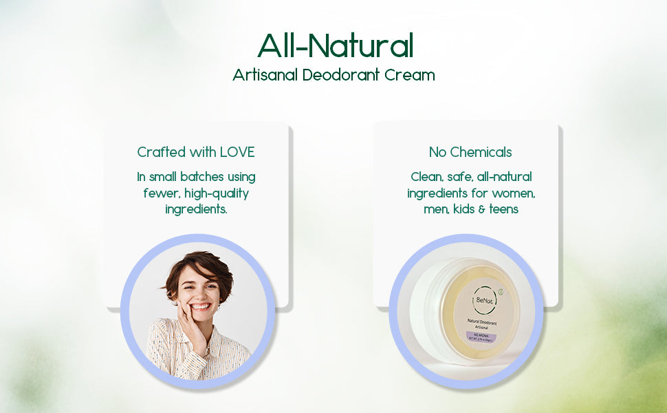 Crema desodorante vegana