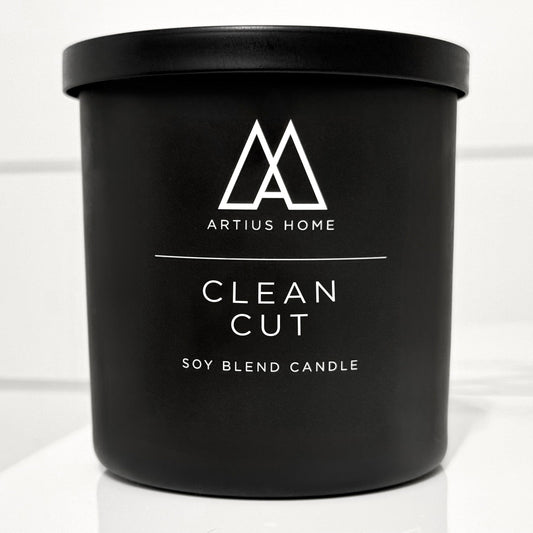Soy Blend Wood Wick Candle - Clean Cut