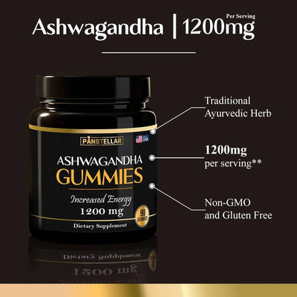 Ashwagandha Gummies 1200mg | 3 Months Supply