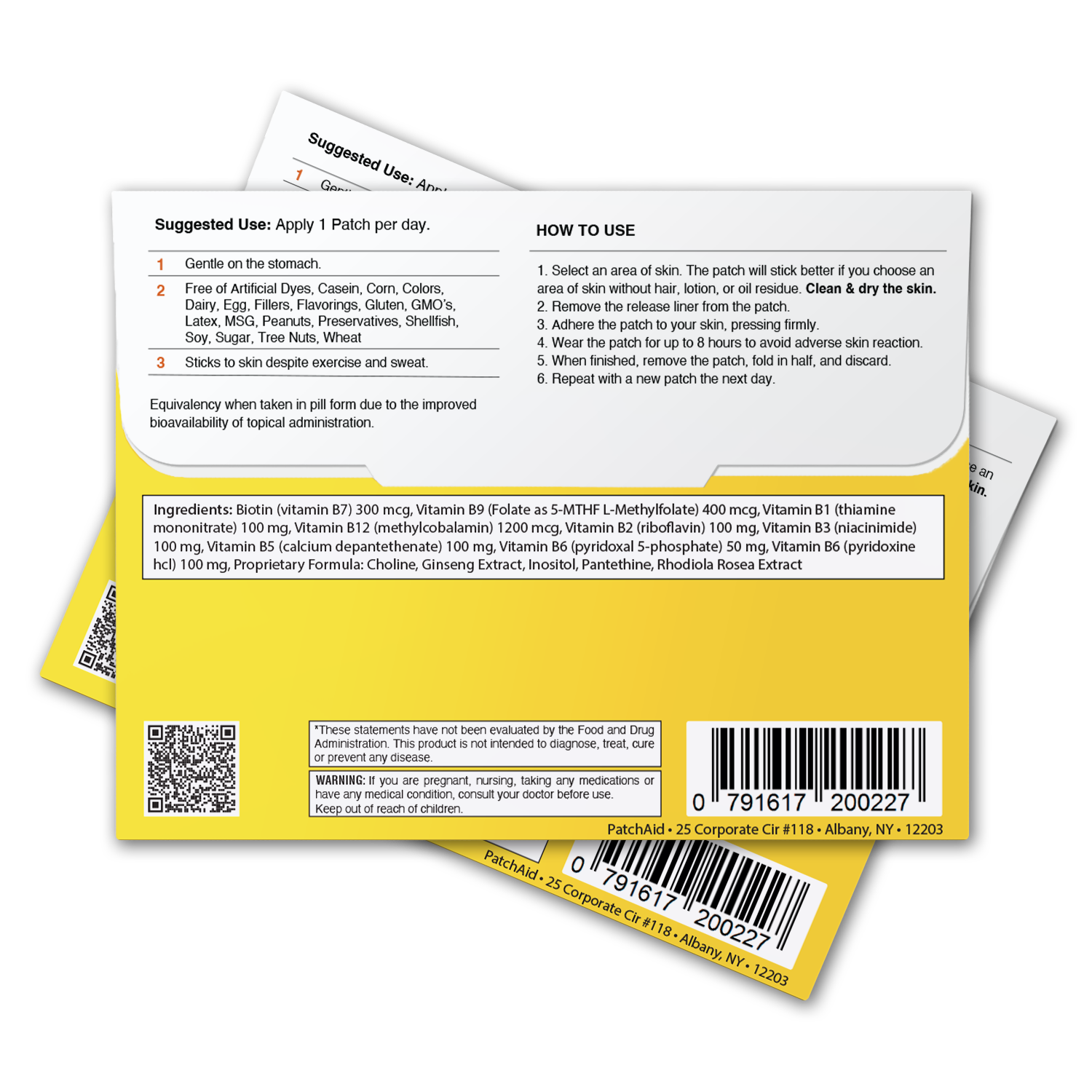 Gastric Band Surgery Active Lifestyle Vitamin Patch Pack