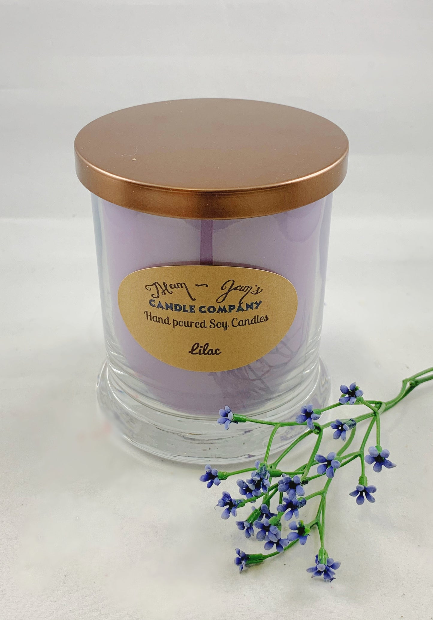 Lilac Soy Candle – Soft & Floral Scent | Mam Jam’s