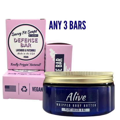 3 Bars & ALIVE Body Butter
