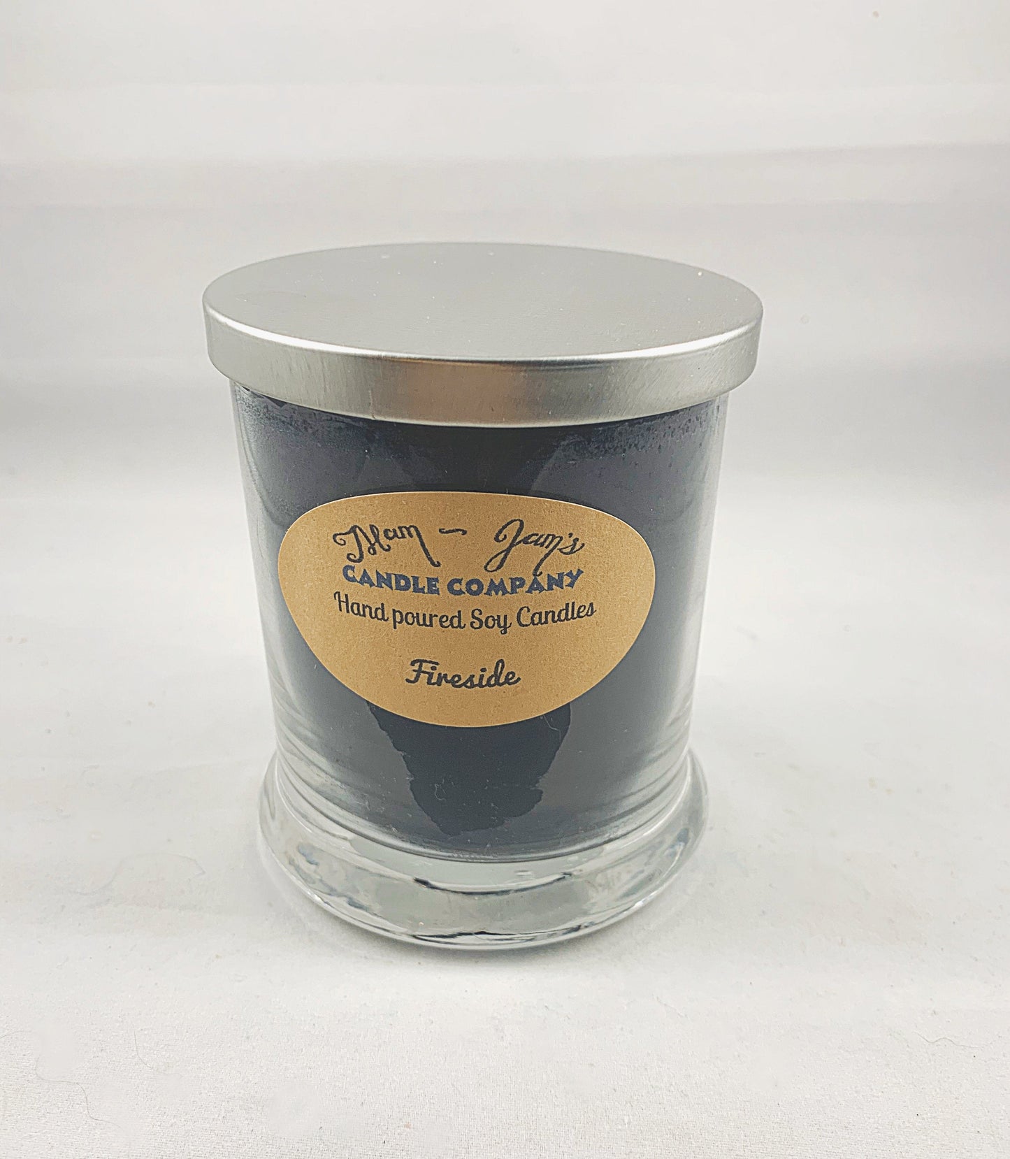 Fireside Soy Candle – Warm & Smoky Wood Scent | Mam Jam’s