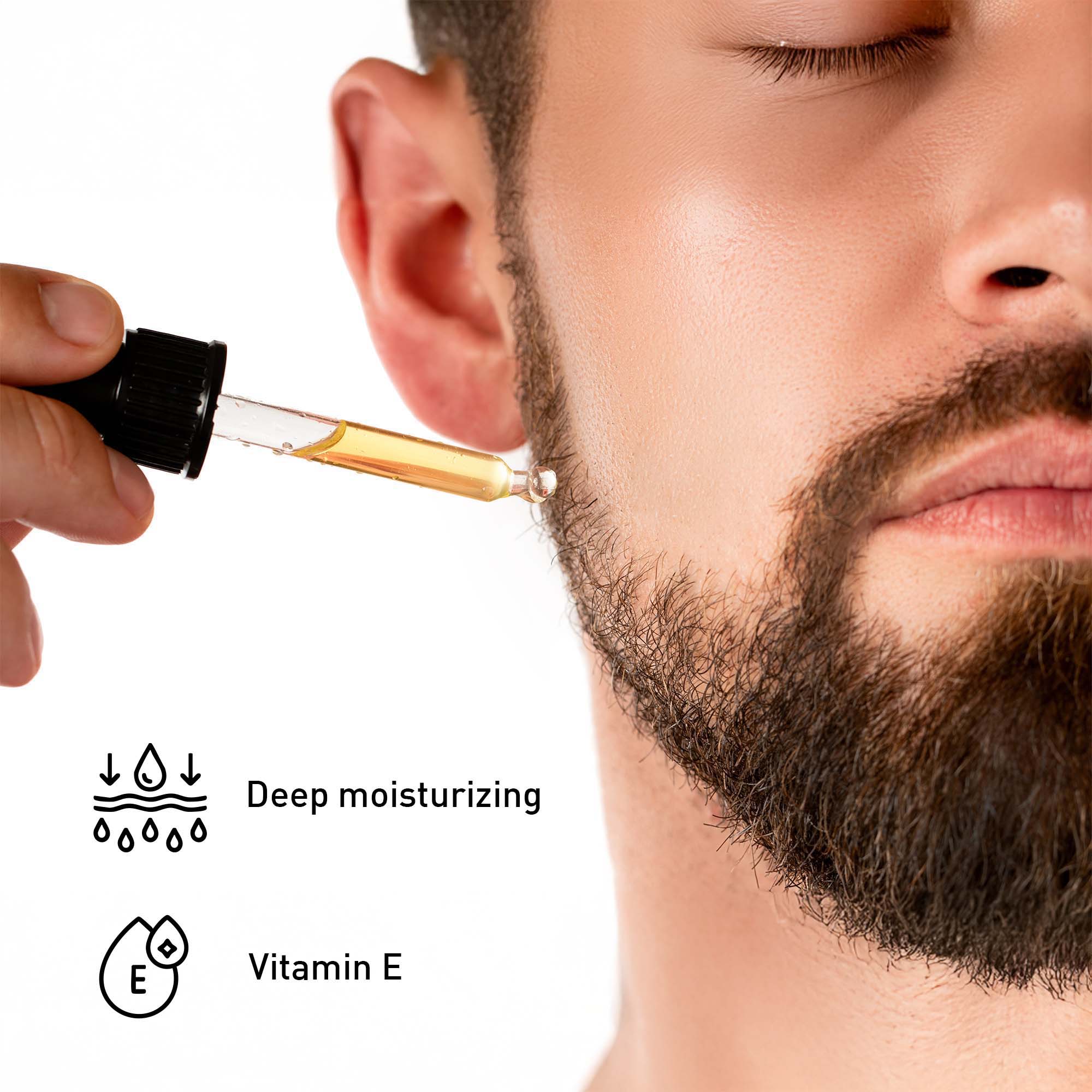Pursonic Beard Care Grooming Kit, Micro Needle Derma Roller 0.5 mm, and Vitamin C Serum (3 fl. oz) Gift Bundle