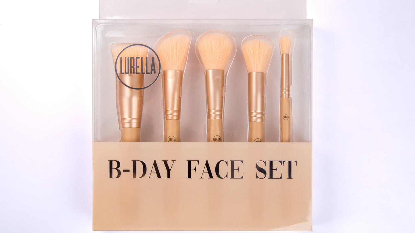 Set de rostros de cumpleaños