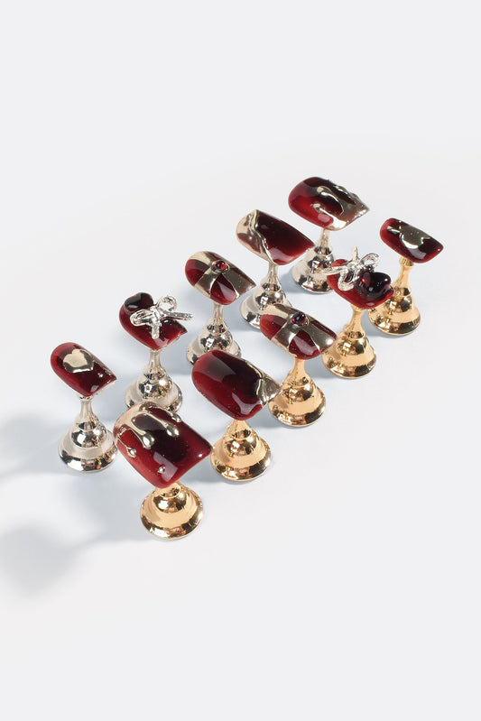 Maroon Castle | Pro Handmade Gel Nails