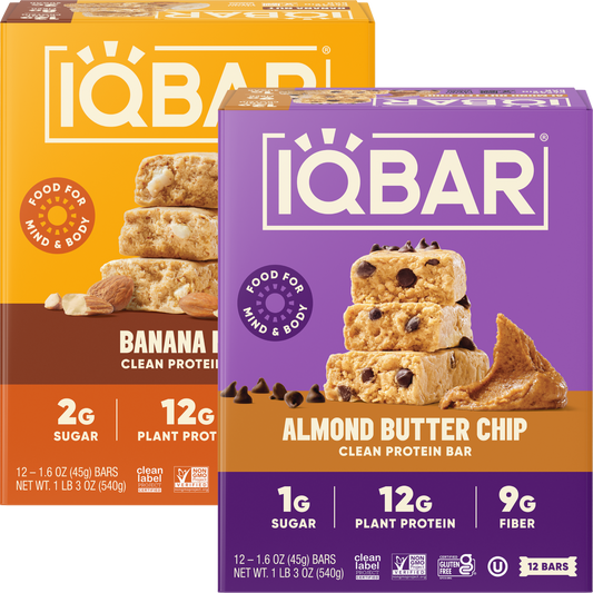 Almond Butter Chip & Banana Nut (24 Bars)