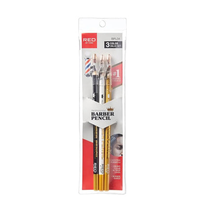 Barber Pencil Set 3PCS by Red by Kiss  – Precision Hair & Beard Outlining