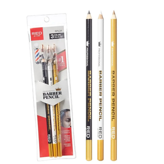 Barber Pencil Set 3PCS by Red by Kiss  – Precision Hair & Beard Outlining