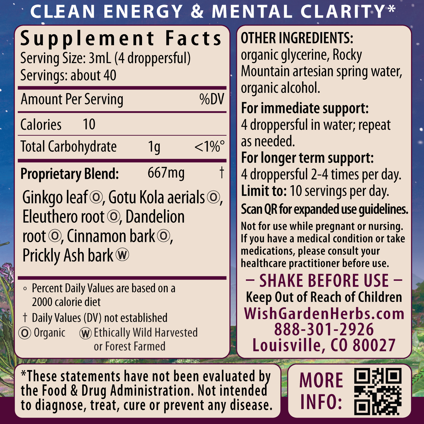 Genius Juice, Cognitive Aid