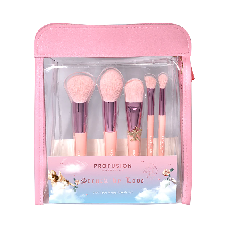 Dear Cupid - Set de 5 brochas para rostro y ojos Struck By Love