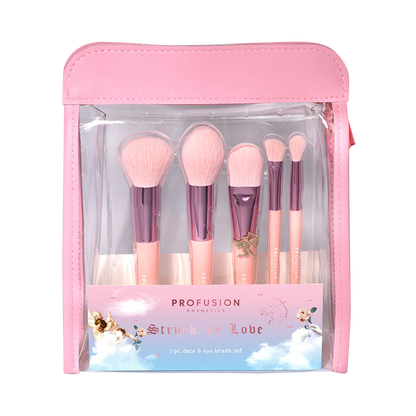 Dear Cupid - Set de 5 brochas para rostro y ojos Struck By Love