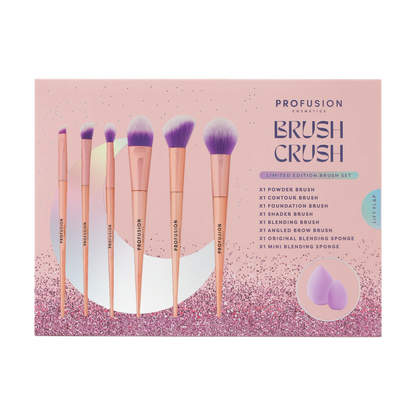 Brush Crush 8 PC Brush & Sponge Set