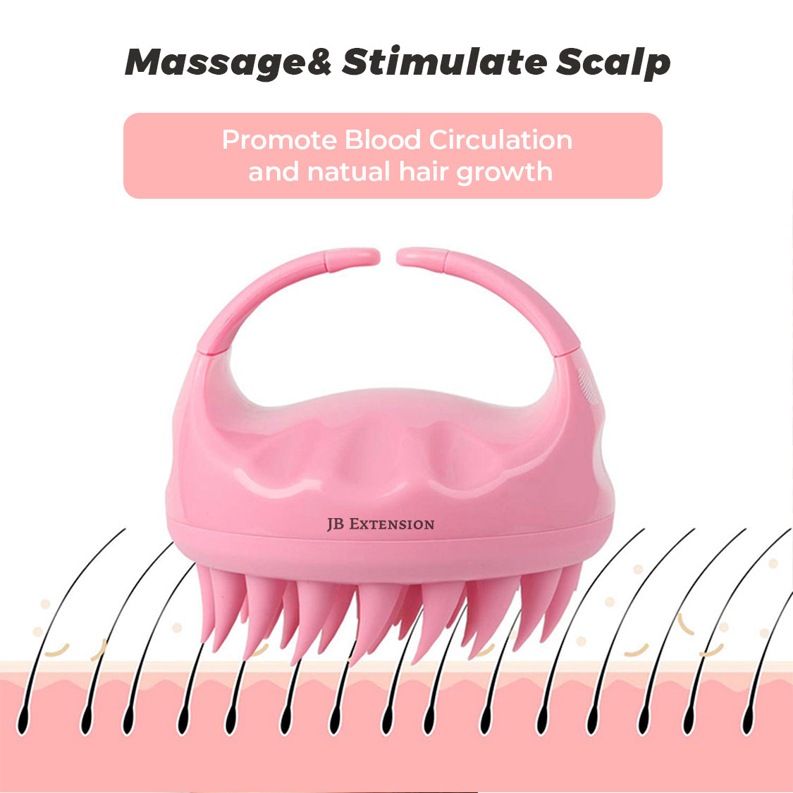 JB Shampoo Brush Massager \ Scalp Massagers