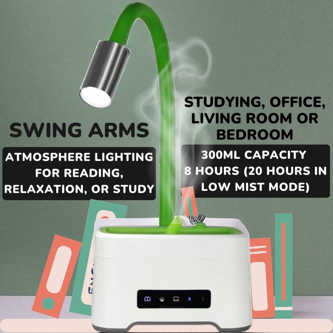 Lumin Aromatherapy Essential Oil Diffuser with Lamp Gift Set: Illuminate Your Space with Tranquil Scents | ZAQ