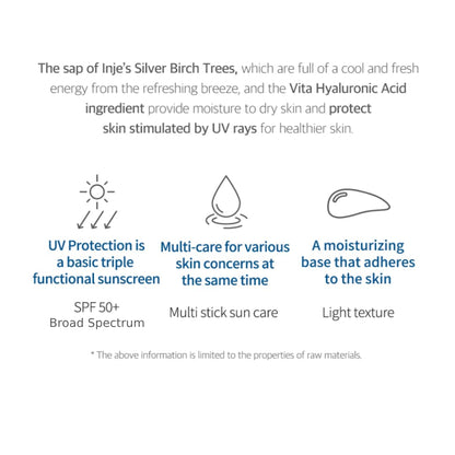 Birch Moisturizing Sun Stick SPF 50+