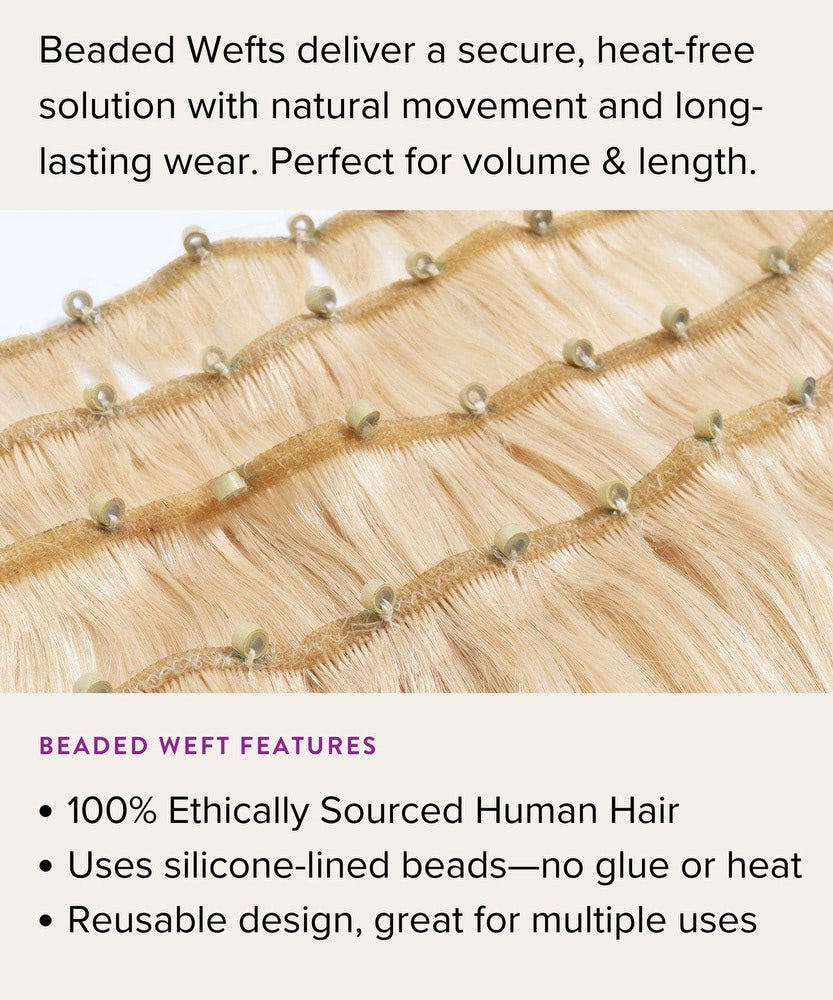 Wavy Beaded Weft Rows