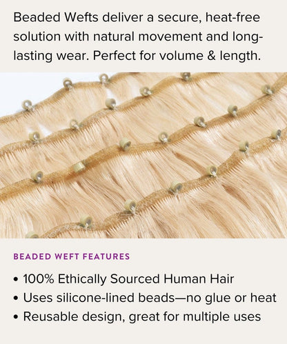 Wavy Beaded Weft Rows