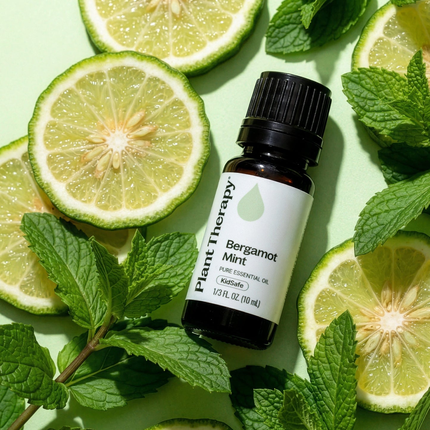 Aceite esencial de bergamota y menta