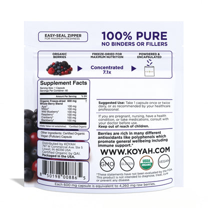 Organic Berry Blend Capsules